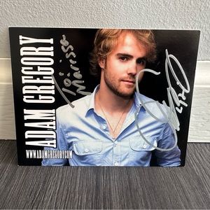 Adam Gregory autographed poster - like new condition
